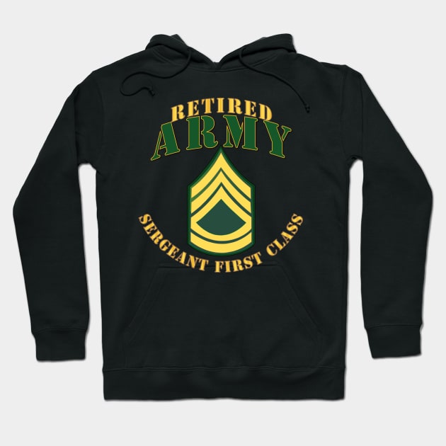 ARMY -  SFC - Retired Hoodie by twix123844